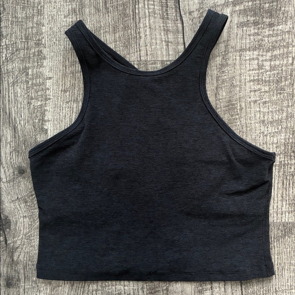 Beyond Yoga Black Crop Tank Top